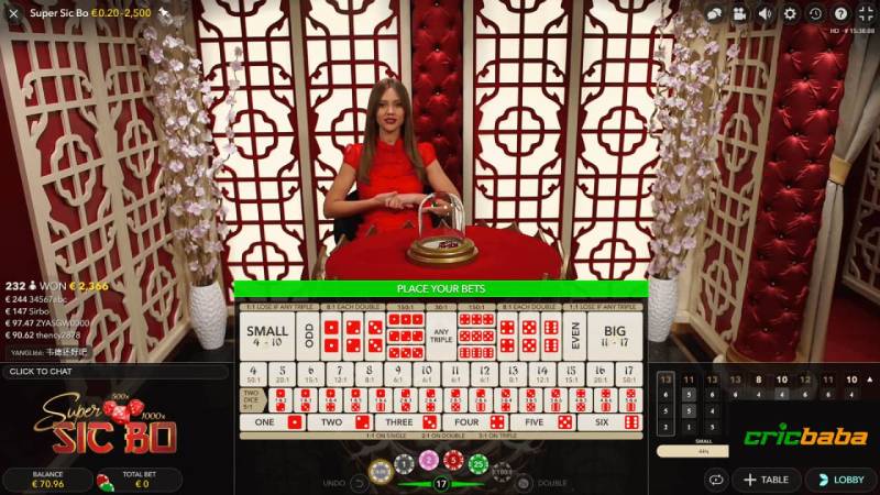 Cách tính xác suất và tỷ lệ trả thưởng trong sicbo